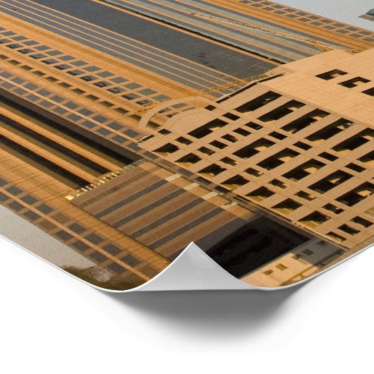 アラブ首長国連邦、ドバイ。パークプレイスタワーとその他 ポスター (角)