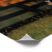 アラブ馬：秋1 ポスター (角)