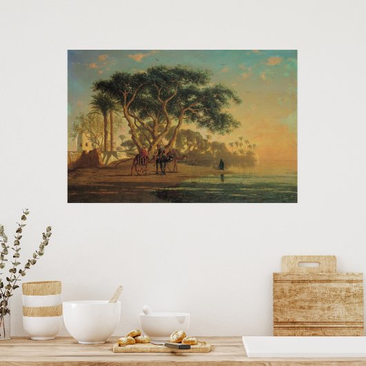 アラブ・オアシス， 1853 ポスター (キッチン)