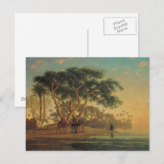 アラブ・オアシス, 1853 ポストカード (正面/裏面)