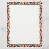 アラベイタリアンスクフローラ結婚式の招待テンプレート (裏面)