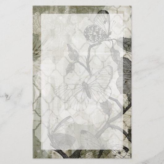 アラベスクの蝶II 便箋 (正面)