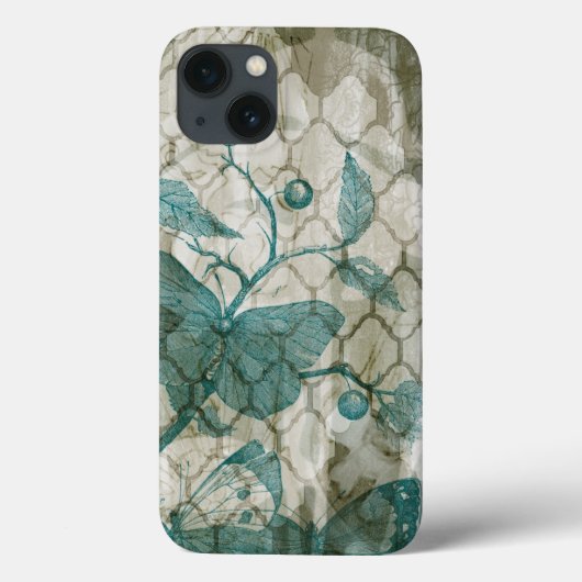 アラベスクの蝶V Case-Mate iPhoneケース (裏面)