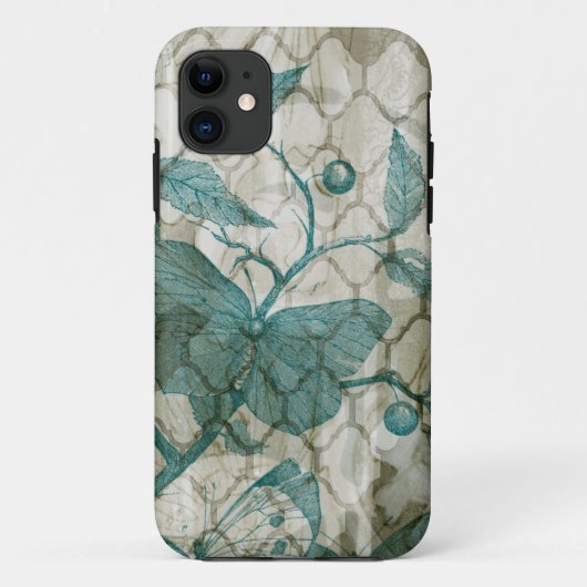 アラベスクの蝶V Case-Mate iPhoneケース (裏面)