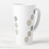 アラベスクエレガントタイル模様マグカップ» カフェラテマグ (右アングル)