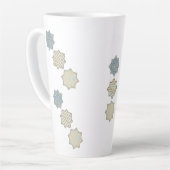 アラベスクエレガントタイル模様マグカップ» カフェラテマグ (左アングル)