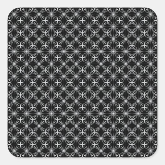 アラベスクオングレー スクエアシール (正面)