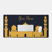 アラベスクシルエット伝統華美スピリチュアル デスクマット (キーボード&マウス)