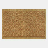 アラベスクデザイン ラッピングペーパーシート (正面2)