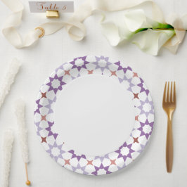 アラベスクパターン紙プレート ペーパープレート