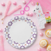 アラベスクパターン紙プレート ペーパープレート (パーティー)