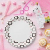 アラベスクパターン紙プレート ペーパープレート (パーティー)