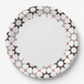 アラベスクパターン紙プレート ペーパープレート (正面)