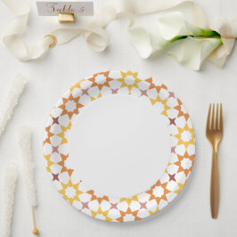 アラベスクパターン紙プレート ペーパープレート