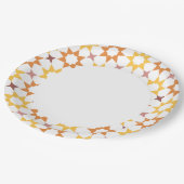 アラベスクパターン紙プレート ペーパープレート (アングル)