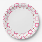 アラベスクパターン紙プレート ペーパープレート (正面)