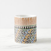 アラベスクパターン（の模様が）あるマグ コーヒーマグカップ (中央)