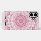 アラベスクピンクマンダラケース Case-Mate iPhoneケース (裏面 (横))
