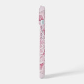 アラベスクピンクマンダラケース iPhone 15ケース (左側面)