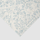 アラベスクフローラつる植物ブルーアイボリーLGデクページ 薄葉紙 (詳細)