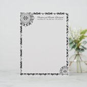 アラベスクホワイトレース、レターヘッド レターヘッド (スタンド正面)