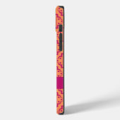 アラベスクモロッコオレンジ色マゼンタの名前パーソナライズ Case-Mate iPhoneケース (裏面 / 左)