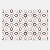 アラベスクモロッコ様式ギフトラッピング紙 ラッピングペーパーシート (正面)