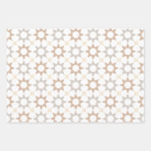 アラベスクモロッコ様式ギフトラッピング紙 ラッピングペーパーシート (正面)