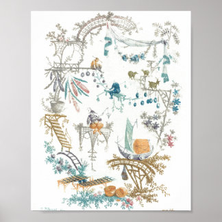 アラベスク中国ののポスター ポスター