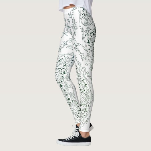 アラベスク文様01 レギンス (左)