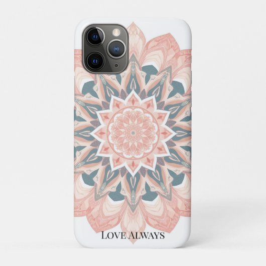 アラベスク柄の曼荼羅スマホケース Case-Mate iPhoneケース (裏)