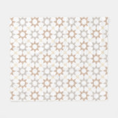 アラベスク様式モロッコ様式 フリースブランケット (正面(横))