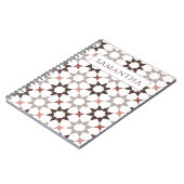 アラベスク模様のノート ノートブック (左側)