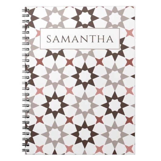 アラベスク模様のノート ノートブック (正面)