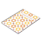 アラベスク模様のノート ノートブック (左側)