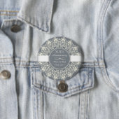 アラベスク結婚の50周年記念レース 缶バッジ (インサイチュ)