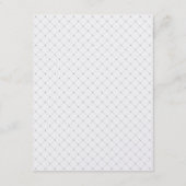 アラベスク結婚詳細カード |シルバーパール エンクロージャーカード (裏面)