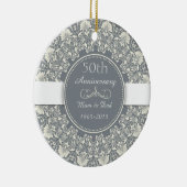 アラベスク結婚50周年クラシック記念 セラミックオーナメント (右)