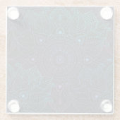 アラベスク至福：オリエンタルマンダラ魔法 ガラスコースター (裏面)