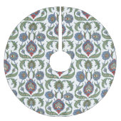 アラベスク花柄 ブラッシュドポリエステルツリースカート (正面)