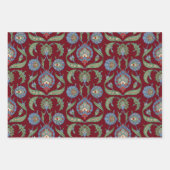 アラベスク花柄 ラッピングペーパーシート (正面)