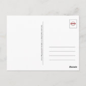 アラベスク華美ブラック+金ゴールドOMポストカード ポストカード (裏面)