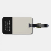 アラベスク蝶II ラゲッジタグ (裏面横)