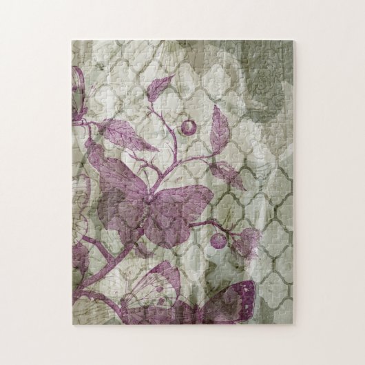 アラベスク蝶III ジグソーパズル (縦)