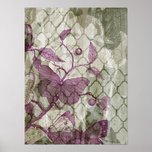 アラベスク蝶III ポスター (正面)