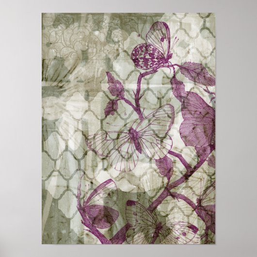 アラベスク蝶IV ポスター (正面)