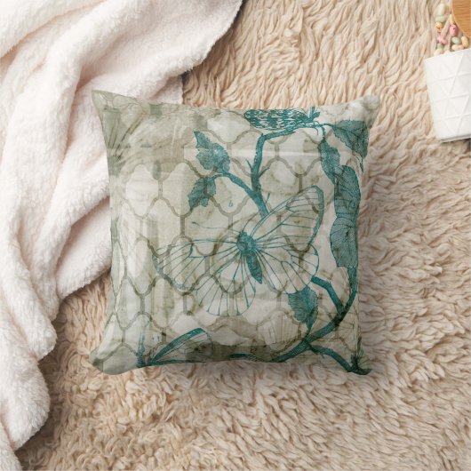 アラベスク蝶VI クッション (ブランケット)