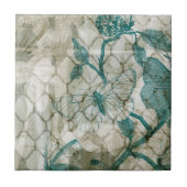 アラベスク蝶VI タイル (正面)