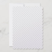 アラベスク ウェディング 招待状 | シャンパン シマー (裏面)