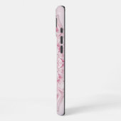 アラベスク ピンク マンダラケース iPhoneケース (左側面)